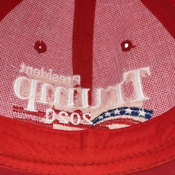 President Trump 2020 Keep America Great Hat USA Flag Red Embroidered Cap Cotton - Picture 8 of 8